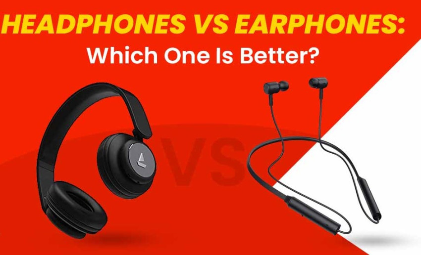 Headphones vs earphones